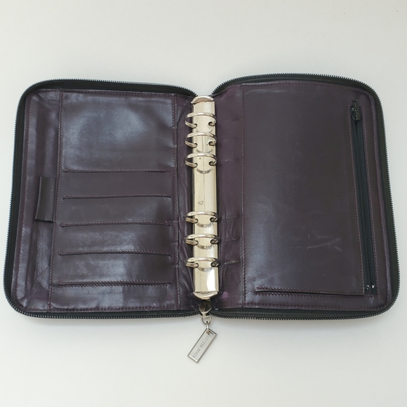 BOTTEGA VENTA Classic Intrecciato Purple Leather Clutch Purse Handbag Or… - Picture 3 of 14